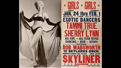 DALLAS STRIPPERS 1960s! TAMMIE TRUE- CANDY BARR- BUBBLES CASH