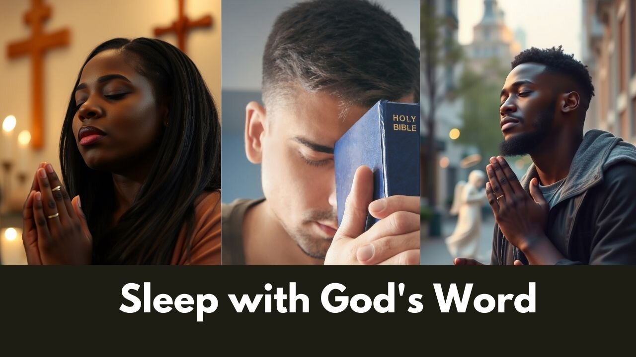 Sleep with God's Word | Bible verses for sleep | Fall asleep with god's word
