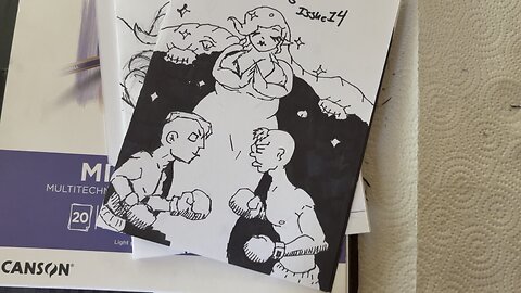 Issue 14 covers, and another drawing.