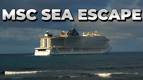 El Crucero MSC Escape en Puerto Plata