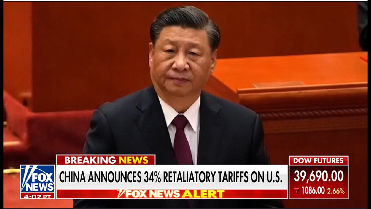 China slaps 34% retaliatory tariffs on US