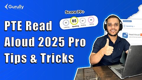 PTE Speaking: Read Aloud Tips & Tricks 2025 | PTE Practice with Gurully