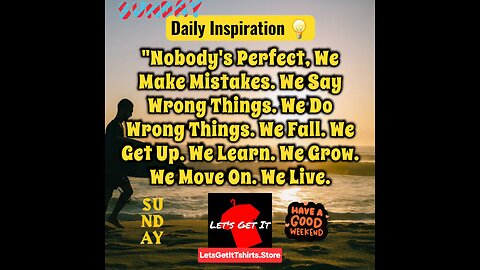 🗣We Do Things Wrong & Make Mistakes But Never Give Up‼️💪#DailyInspiration #MorningQuote
