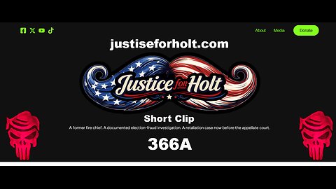 justisceforholt.com Local Election Malfeasance [only AG of can claim Fraud]