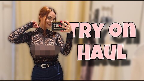 [4K] Transparent Try On Haul | See Through Clothes | Get Ready With Angelina Love