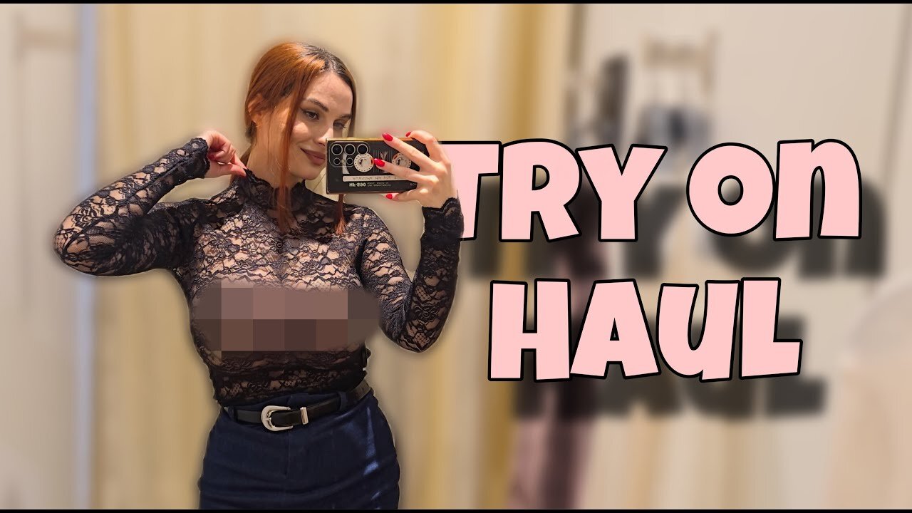 [4K] Transparent Try On Haul | See Through Clothes | Get Ready With Angelina Love