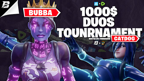 🔴 LIVE - 1000$ FORTNITE X RUMBLE DUO TOURNAMENT