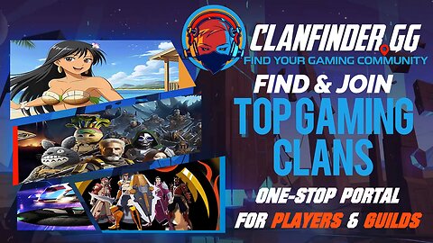 Clan Finder – Find & Join Top Gaming Clans | One-Stop Portal for Players & Guilds