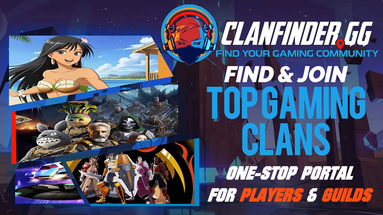 Clan Finder – Find & Join Top Gaming Clans | One-Stop Portal for Players & Guilds