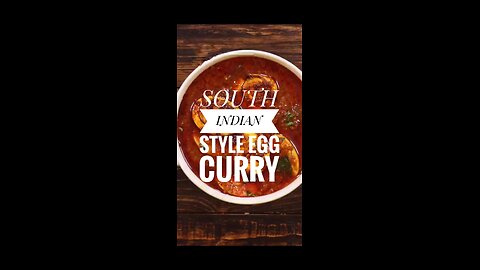 SOUTH INDIAN STYLE EGG CURRY