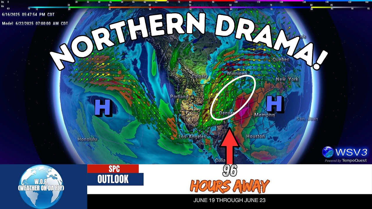 ⚠️ Severe Storms & Damaging Winds: June 19-23 Forecast!