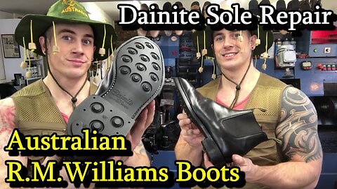 BARKERS BUTCHER BOOTS get a DAINITE RESOLE! FULL Conversion Shoe Repair