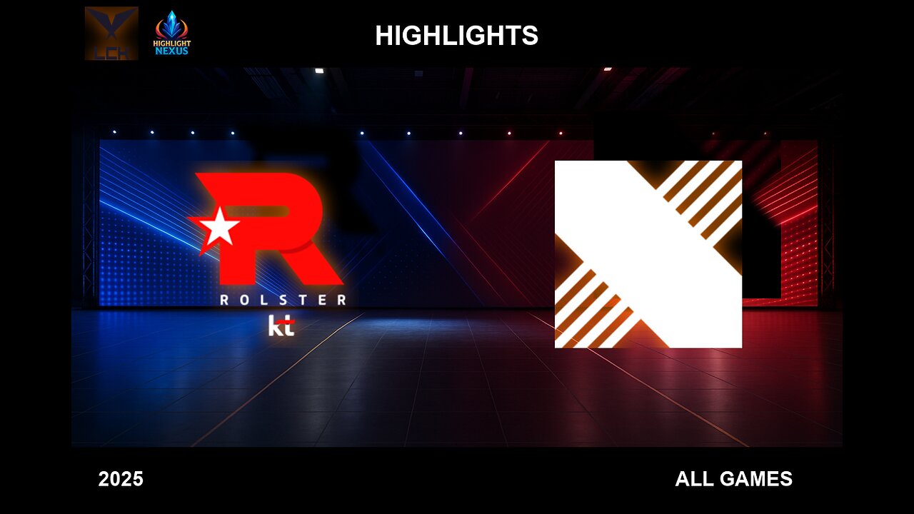 KT vs DRX ALL GAMES Highlights - LCK 2025 Highlights - KT Rolster vs DRX