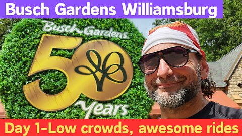 I've waited SO LONG! Busch Gardens Williamsburg, a MOST BEAUTIFUL park? Epic Road Trip EP02