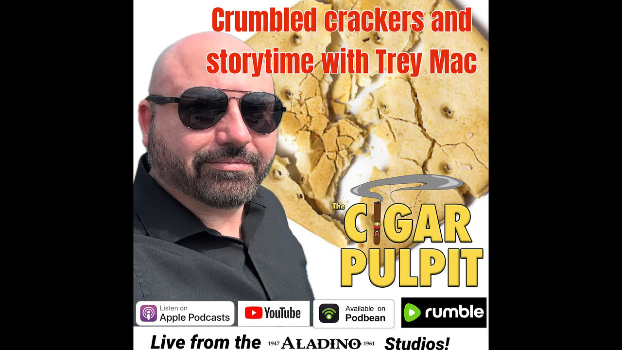 Crumbled crackers and Story Time with Trey Mac