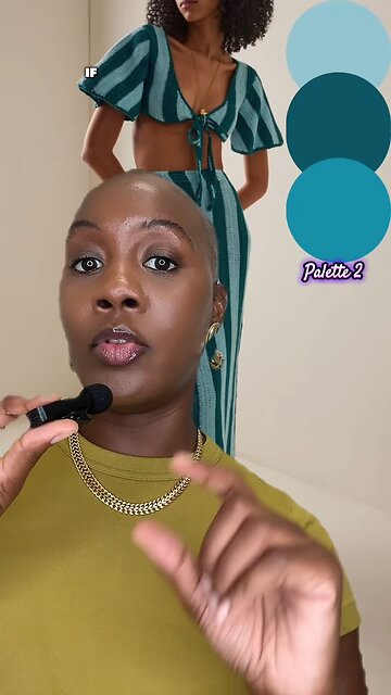 Palette 2 for this turquoise color combo by Mikara Reid || MIIEN Consultancy