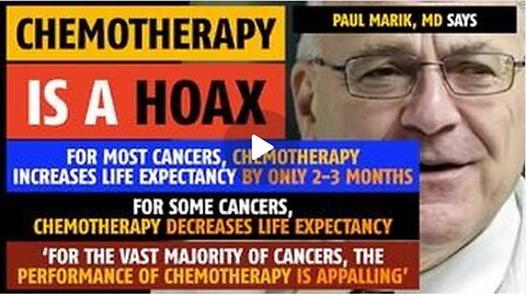 Chemotherapy is a HOAX |Says Paul Marik, MD