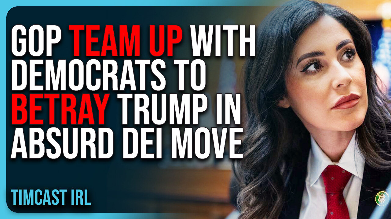 GOP TEAM UP With Democrats To BETRAY Trump In ABSURD DEI Move In Congress