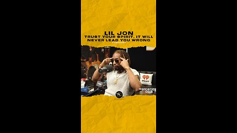 @liljon Trust your spirit, it will never lead you wrong. #liljon 🎥 @breakfastclubam