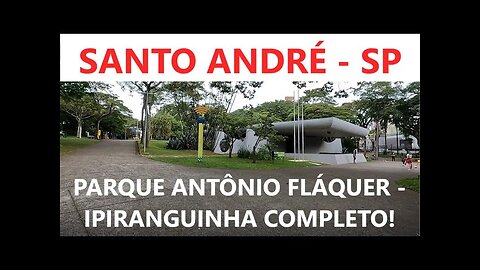 Sobrevoando parque Ipiranguinha em Santo André com drone DJI NEO