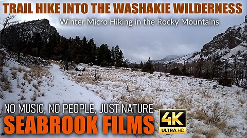 Trail Hike Into the Washakie Wilderness: Winter Micro Hiking in the Rocky Mountains
