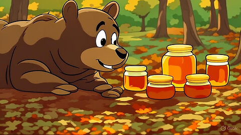 "Sweet Honey Delights with Bear! 🍯"
