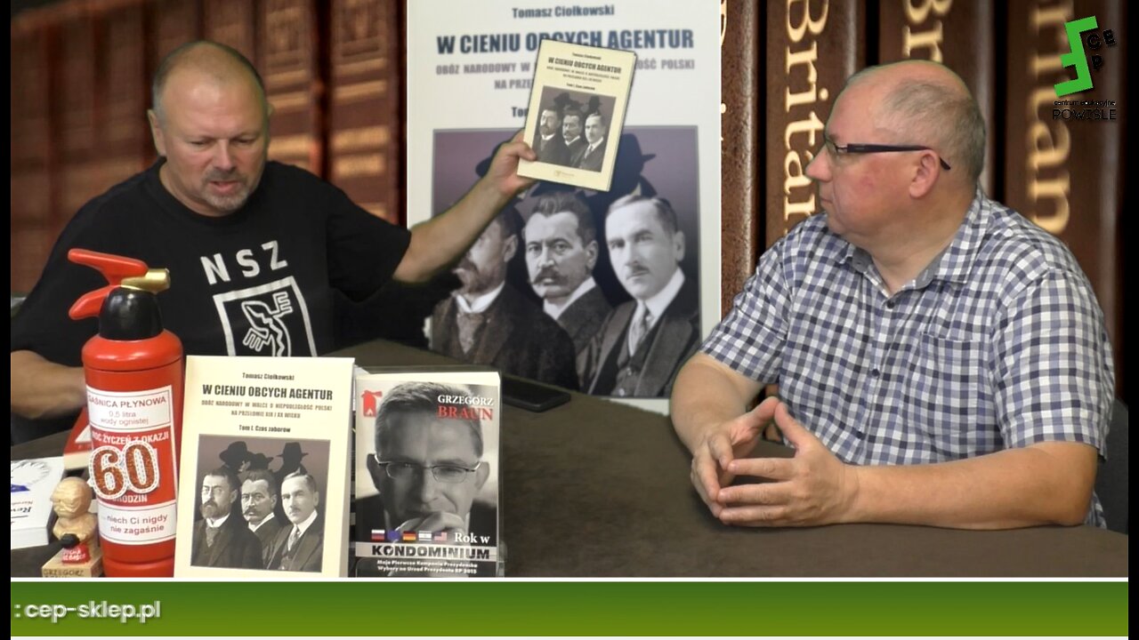 Tomasz CIOŁKOWSKI: Roman DMOWSKI i Polski Obóz Narodowy w cieniu obcych agentur - nowa książka tom 1