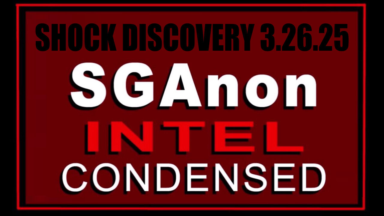 SG Anon Urgent Emergency 3.26.2Q25 - SHOCK DISCOVERY