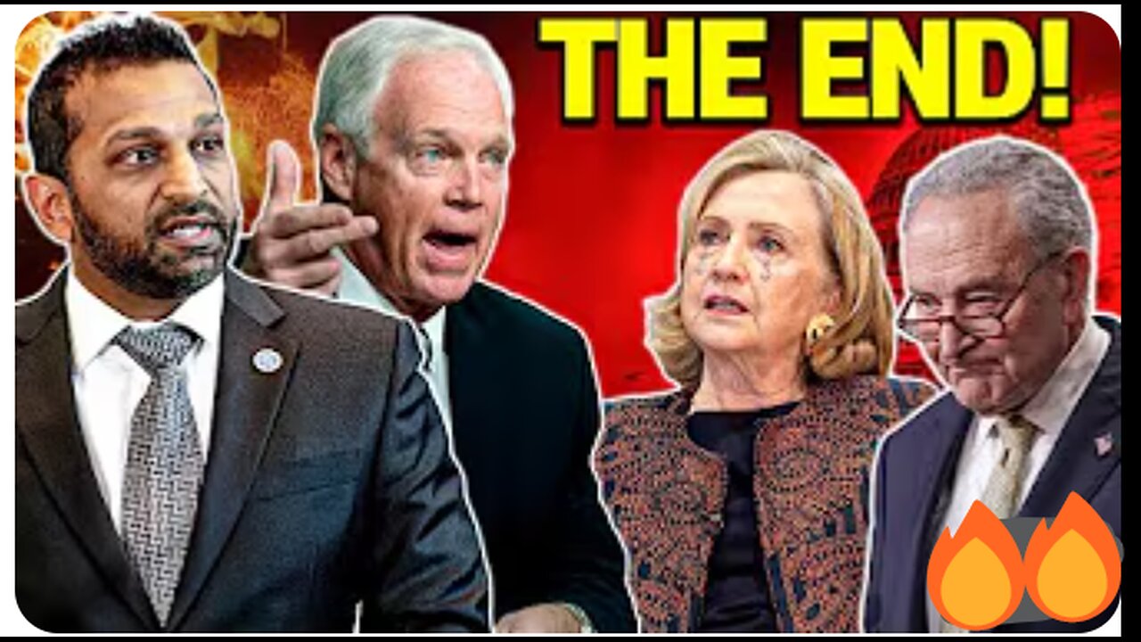 D.C. ERUPTS: Ron Johnson & Kash Patel Drop a NIGHTMARE File on Hillary Clinton & Chuck Schumer!