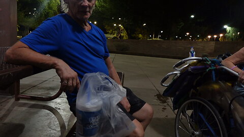 Homeless Couple Glen 68 & Jennifer 75 "God wakes us up everyday to keep going for each other.