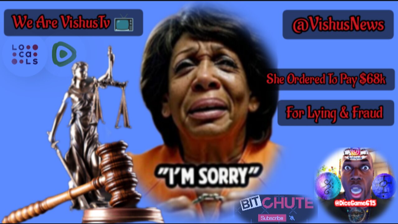 Maxine Water Ordered To Pay $68k For Campaign Finance Law... #VishusTv 📺