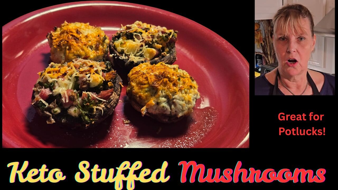 Keto Suffed Mushrooms