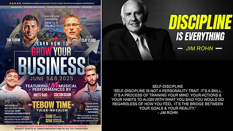 Self-Discipline | “Self-Discipline Is Not a Personality Trait. It’s a Skill. It’s a Process of Training Your Actions & Your Habits to Align w/ What You Said You Would Do. It’s the Bridge Between Your Goals & Your Reality.” - Jim Rohn