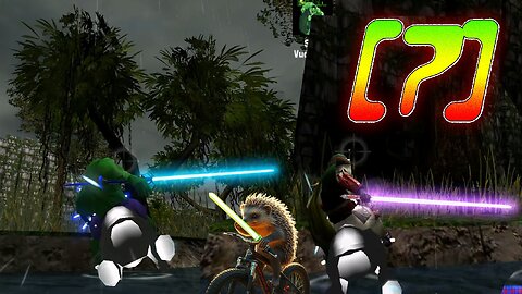 Teaching Skineri how to play Jedi Knight |7| Swoop Bikes and Other Vehicles [CZ/EN]