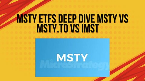 Msty dividend ETF breakdown