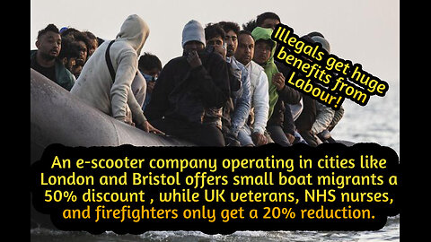 Laughing or Angry? Illegal Islamists crossing the English Channel in small boats offered...