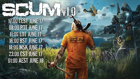 playing SCUM, just released survival game