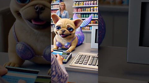 Why Did This Cute Dog Buy a Mermaid Costume? His Secret Plan is Revealed!