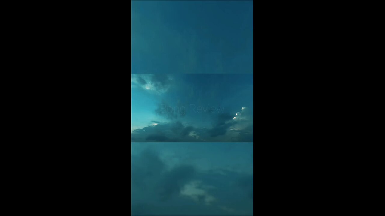 White and Black Clouds moving through blue sky #sunset #sky #cloud