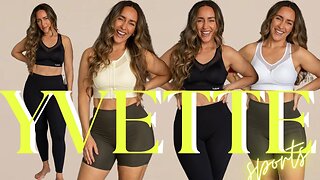 @yvettesports_official Activewear Try-On Haul | + 15% OFF Code Mer15 | Midsize Curvy Size 8-10