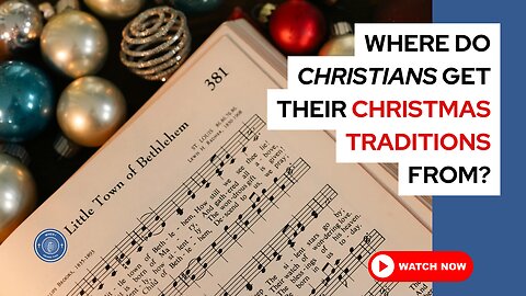 Where do Christians get their Christmas traditions from?