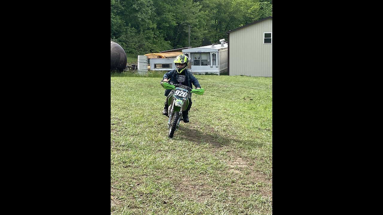 2008 KX 65 Learning how to use a Clutch