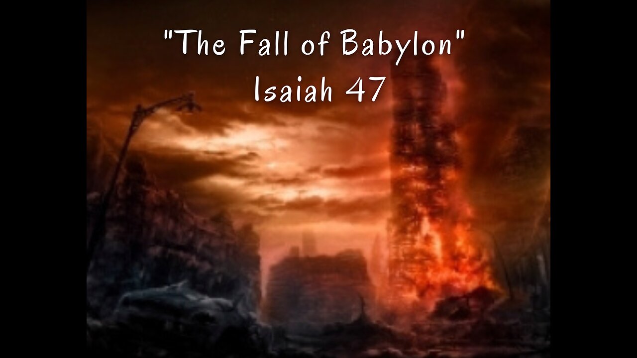 050425b Babylon, and anyone who stands against His overflowing wise one-Sean is for the woe