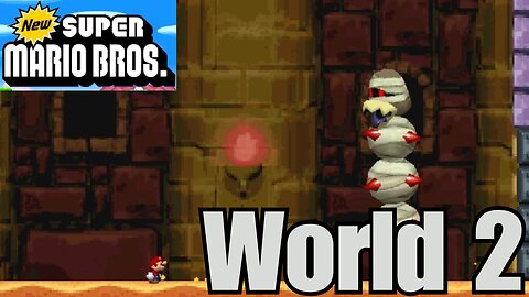 🔥 New Super Mario Bros DS – Part 2: World 2 Adventure! 🌵🔥