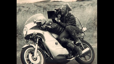 Cinematographer David Eggby on the set of "Mad Max," Australia, 1978