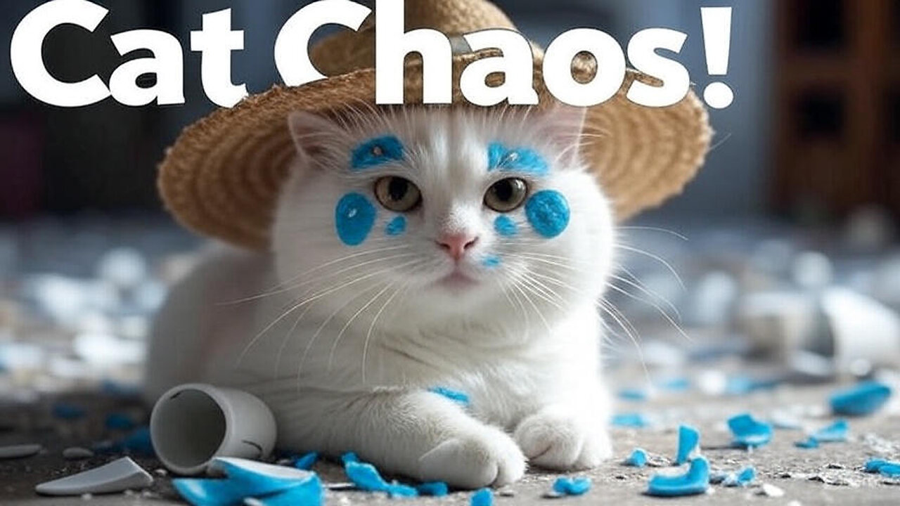 "Heartbreaking Moment: Sad Cat Weeps After Breaking Cups! 😭"