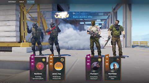 Hard carried to uprank in CS2