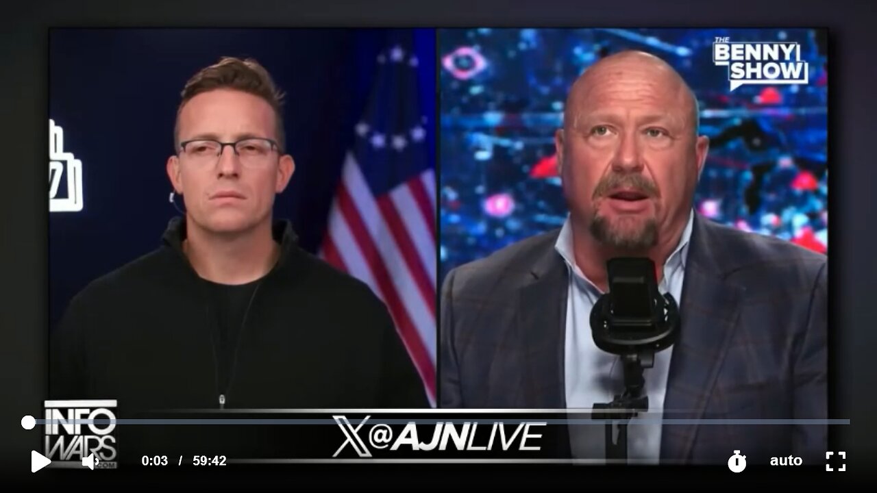 Benny Johnson Interviews Alex Jones On The Epstein Files! - "It's The Biggest Thing In My 32 Years On Air, Nothing Compares To This!"