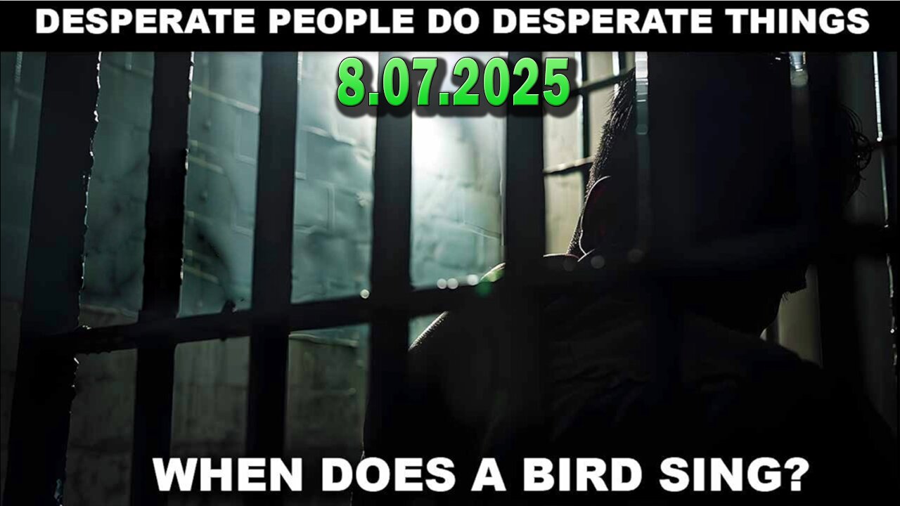 And We Know 8.7.25: "Desperate People Do Desperate Things, When Does A Bird Sing? Bo Testimony"