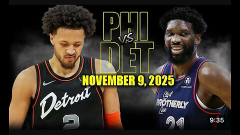 Philadelphia 76ers vs Detroit Pistons game highlights